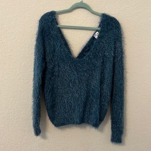 Swoop back sweater
